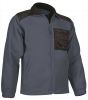 Abbigliamento termico da lavoro valento nevada felpa valento giacca in poliestere grigio nero vista 1