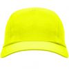 Cappellini sportivi roly mercury poliestere giallo fluo con logo immagine 1