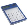 calcolatrici in plastica trasparente con vista di stampa 2