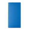 Powerbank in metallo blu royal batterie powerflat8 con visualizzazione pubblicitaria 5
