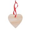 Appendiabiti a forma di cuore in legno wooheart natalizio vista 1