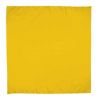 Bandana valento tinta unita in poliestere giallo con stampa a vista 1